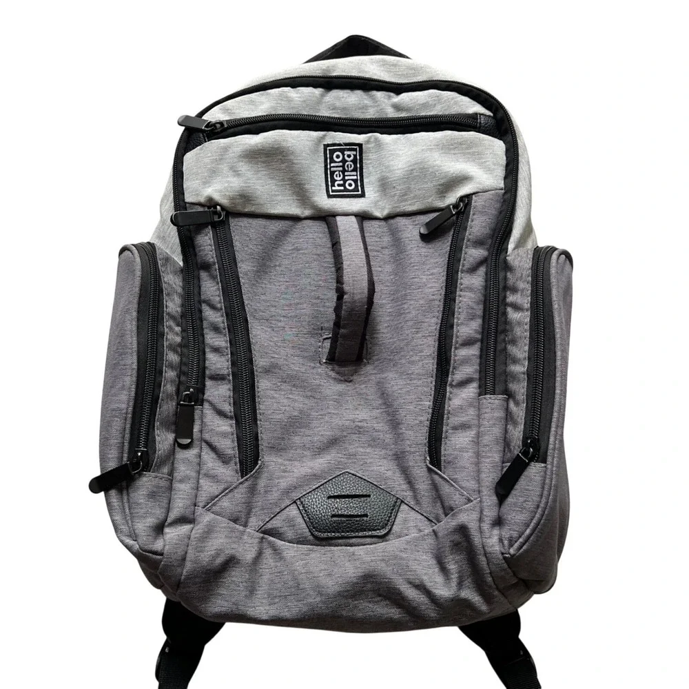 Hello Bello Diaper Bag Backpack OS Gray Insulated Pocket Multi-Compartment